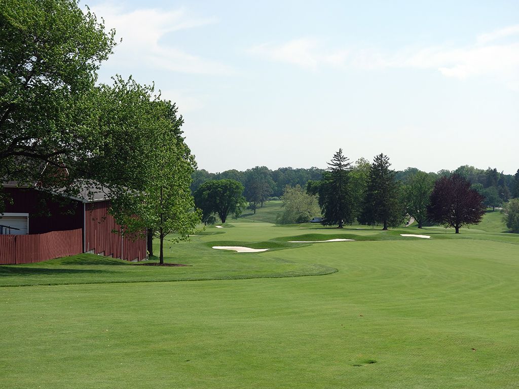6th Hole at Baltimore Country Club (East) (586 Yard Par 5)